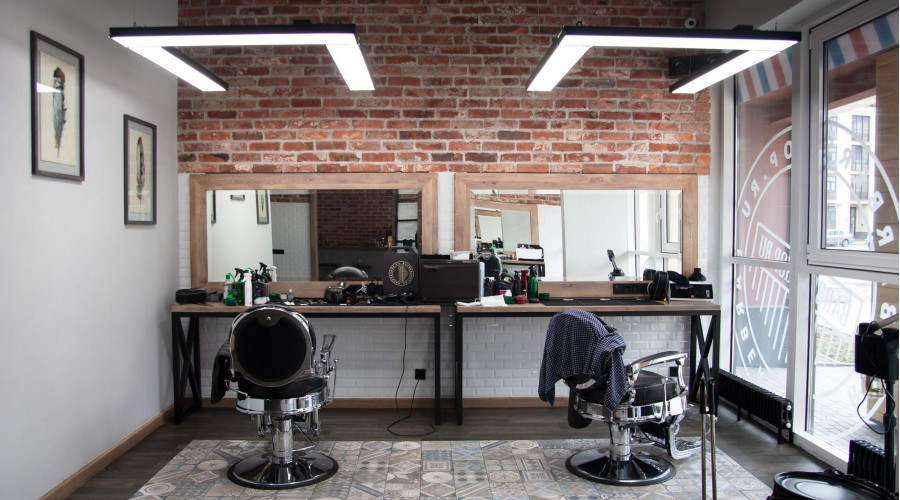 Barbershop.ru: дизайнерское освещение рабочих зон 