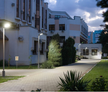 Краевая клиническая больница, реконструкция освещения