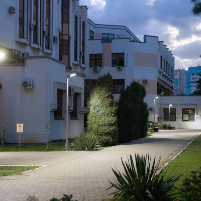 Краевая клиническая больница, реконструкция освещения