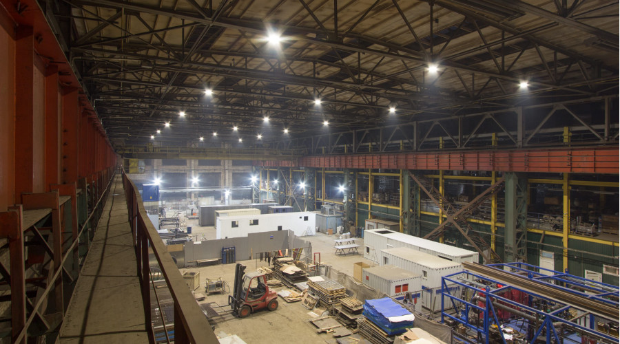 ООО «Альянс»: освещение цеха обработки металла