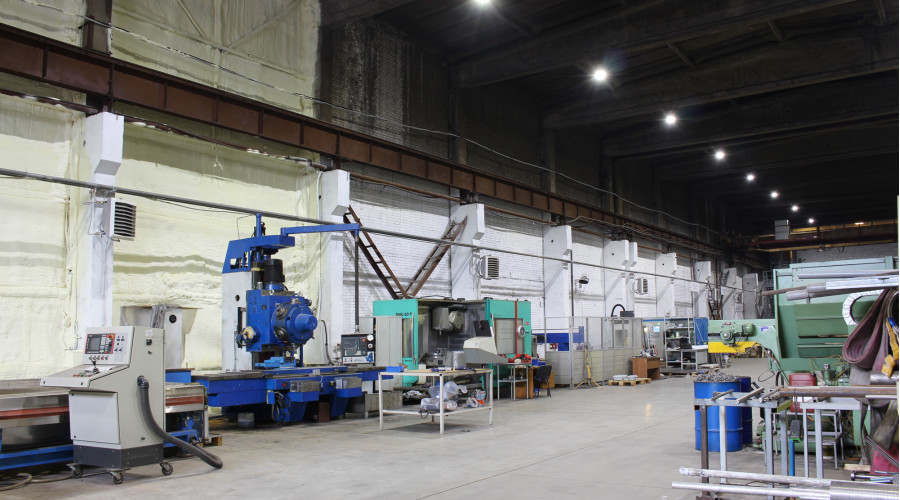 ООО Creautz: освещение производственного цеха 