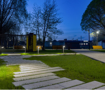 Деревня Заклинье: освещение парковой зоны отдыха  