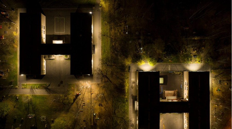 Детский сад: замена наружного и внутреннего освещения 