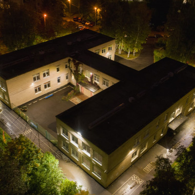  Детский сад: замена внутреннего и уличного освещения 