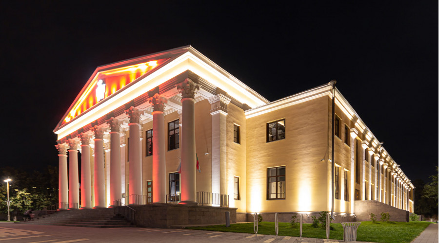 Освещение Дворца культуры железнодорожников