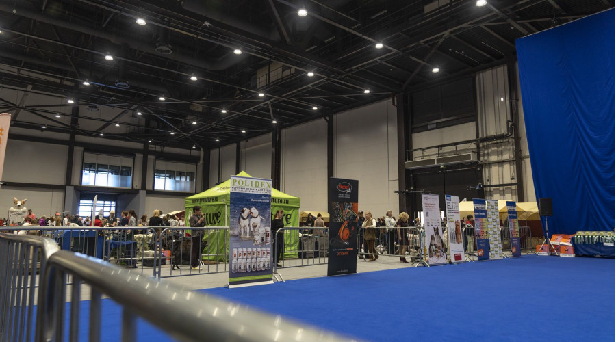 ЭкспоФорум: освещение выставочного павильона 