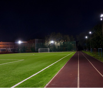 Лицей №12: освещение футбольного поля