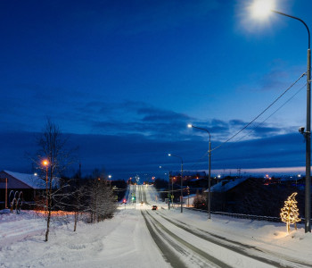 Город Лабытнанги: замена уличного освещения