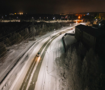 Город Ноябрьск: уличное освещение