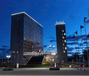 Гостиница «Соколёна»: архитектурная подсветка