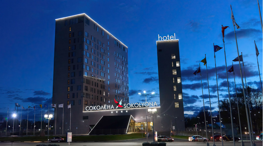 Гостиница «Соколёна»: архитектурная подсветка