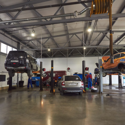  Green Prize Auto: освещение автосервиса