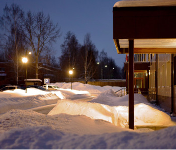 Город Ижевск: освещение территории Ленинского районного суда