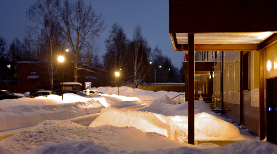 Город Ижевск: освещение территории Ленинского районного суда