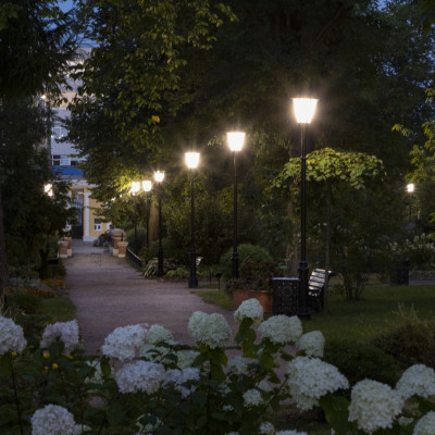 Карякинский сад: модернизация паркового освещения 