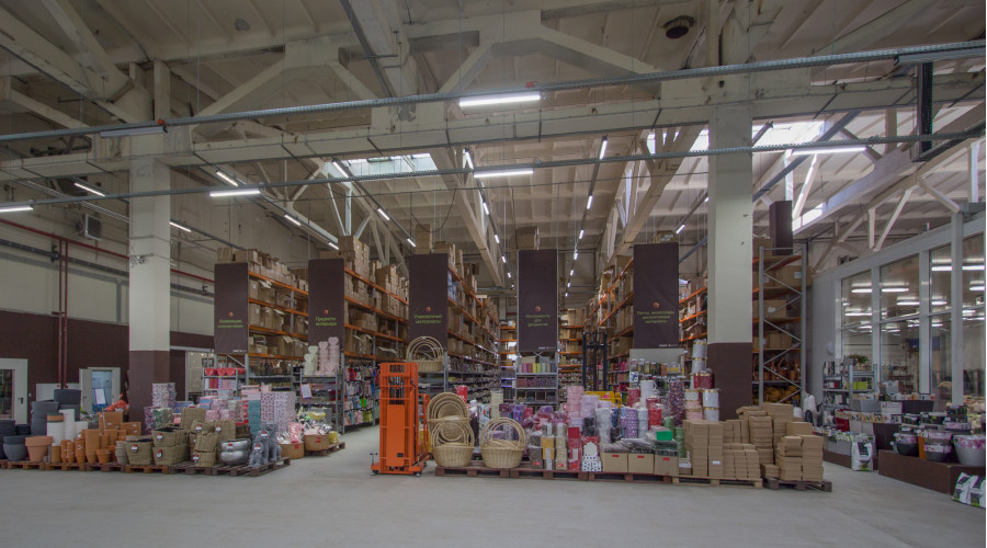 Цветочный магазин «7ЦВЕТОВ»: замена устаревшего освещения