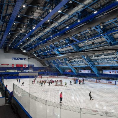 МАУ ДО СШ «Полет»: освещение ледовой арены