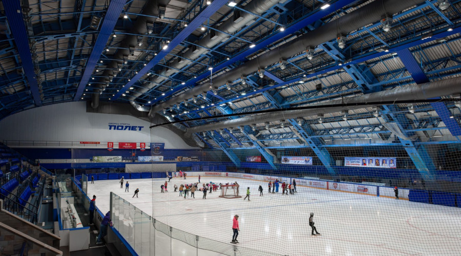 МАУ ДО СШ «Полет»: освещение ледовой арены