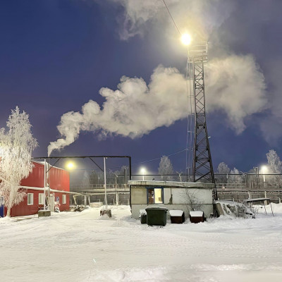 Мазутная котельная в Полярных Зорях: реконструкция наружного освещения