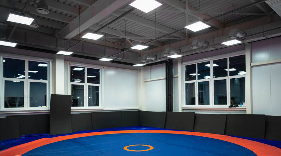 Многофункциональный спортивный комплекс: внутреннее освещение