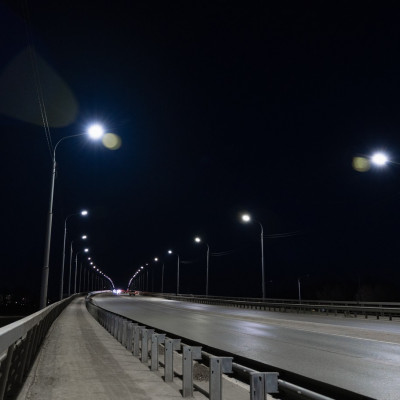 Мост Победы: модернизация освещения