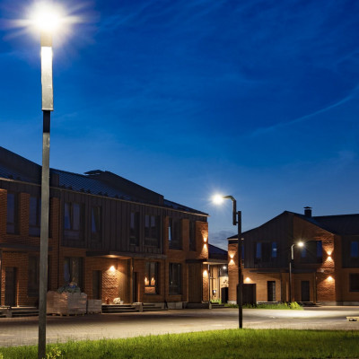 МЖК, п. Стрельна: уличное освещение