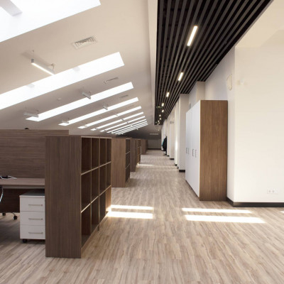 Офисы «ЛСР»: внутреннее освещение