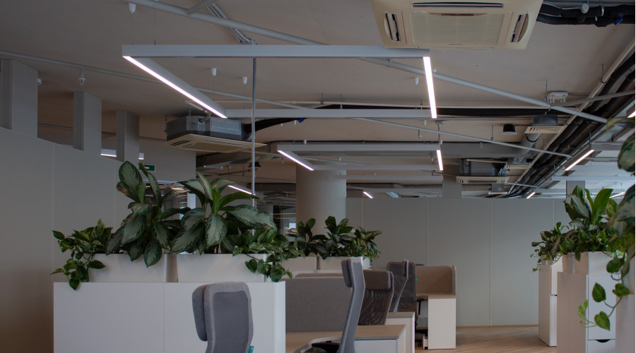 Офис «ОККО»: замена устаревшего освещения
