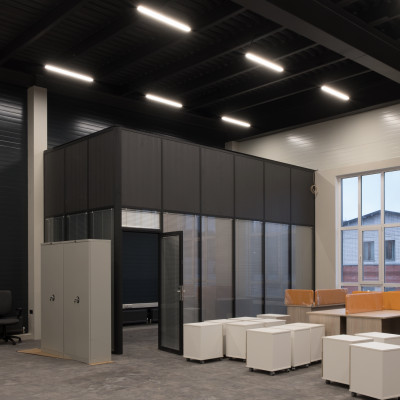 Офис СТО «Шинсервис»: освещение рабочих зон