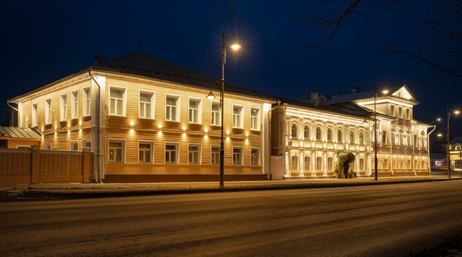 Объект культурного наследия регионального значения «Дом жилой»: архитектурно-художественная подсветка