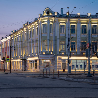 Комплекс зданий начала XX века: архитектурно-художественная подсветка
