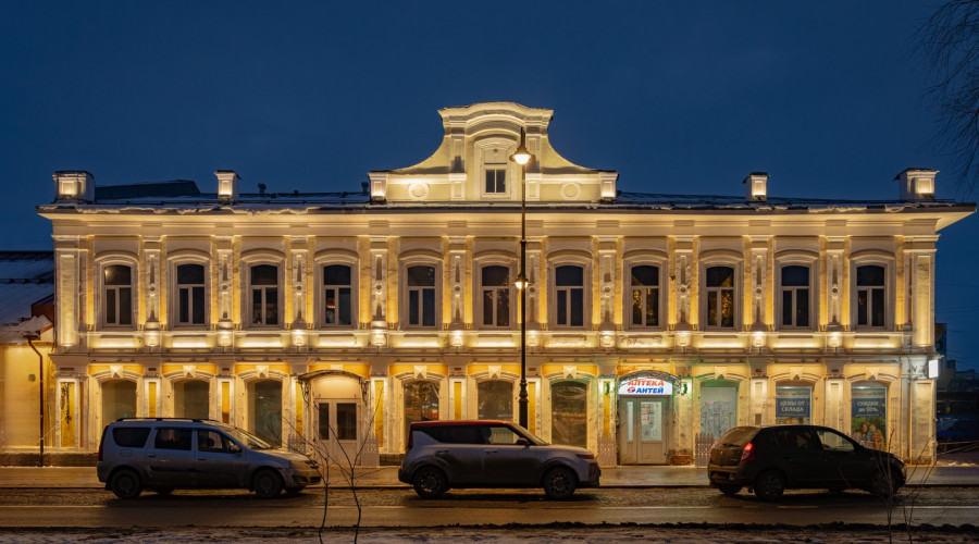 Дом начала XX века: архитектурное освещение