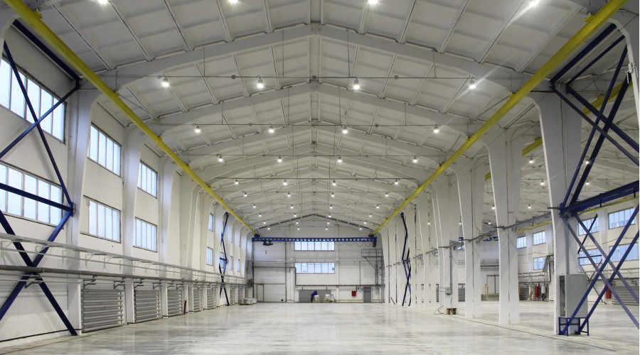 ООО «АЭРДИН»: освещение нового цеха