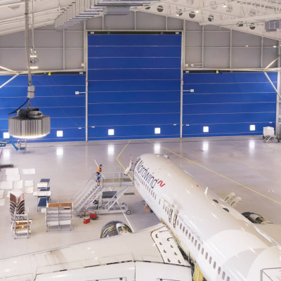 ООО «А-Техникс»: замена освещения в ангаре для ремонта самолетов