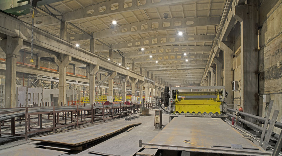 ООО «БурГражданСтрой»: внутреннее освещение комбината