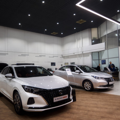 Освещение автосалона Changan