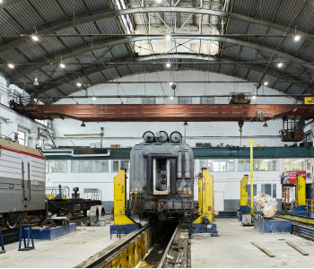 Освещение локомотивного ремонтного депо