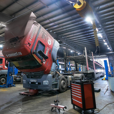 Освещение СТО