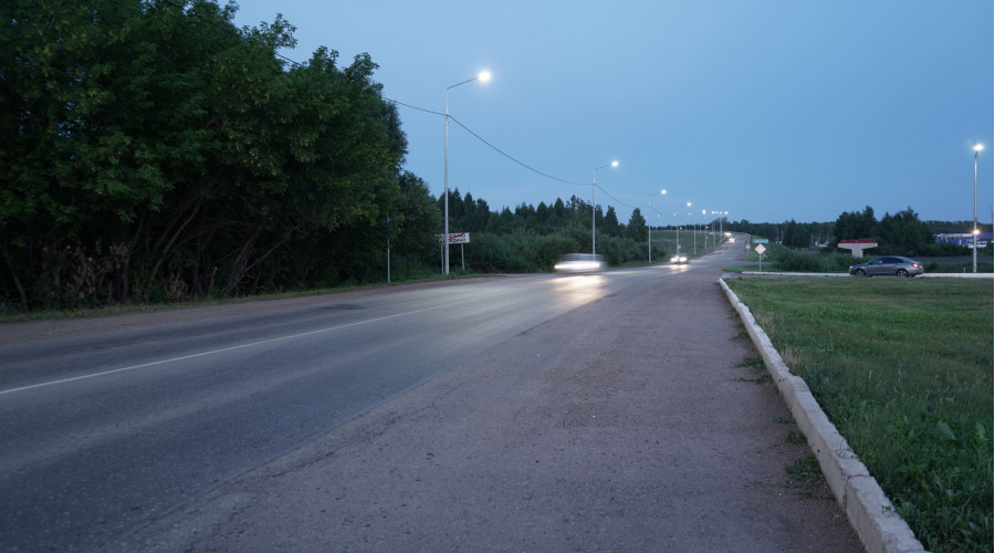 Освещение Трассы 80Н-002 в г. Белебей