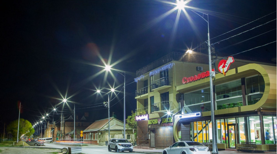 Освещение улицы Шмидта