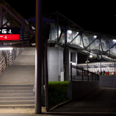 Город Петрозаводск: освещение пешеходного перехода 