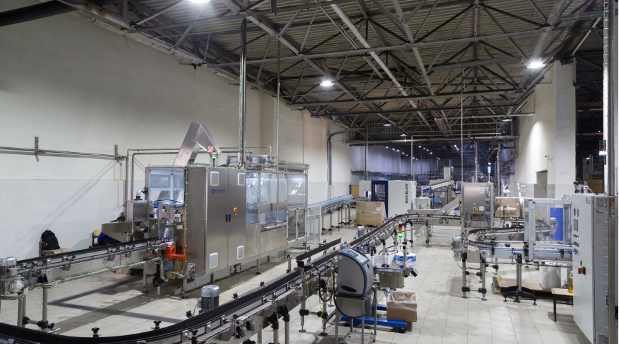 Пивобезалкогольный комбинат «Крым»: освещение производства