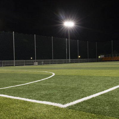 Гостиничный комплекс «Приазовье»: освещение футбольного поля 