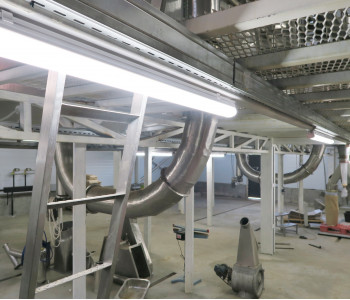 Производство компании «Органик»: замена освещения