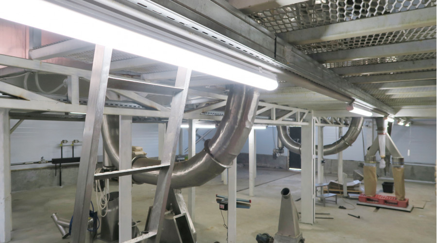 Производство компании «Органик»: замена освещения