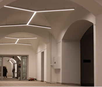 РГПУ им. А.И. Герцена: дизайнерское освещение столовой 