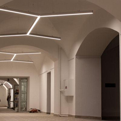 РГПУ им. А.И. Герцена: дизайнерское освещение столовой 