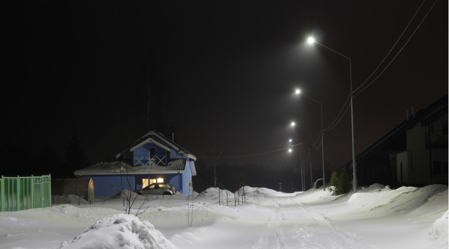 Уличное освещение Румболовского Предместья
