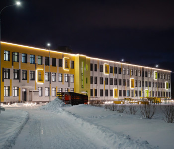 Школа № 95 (Архангельск): наружное освещение