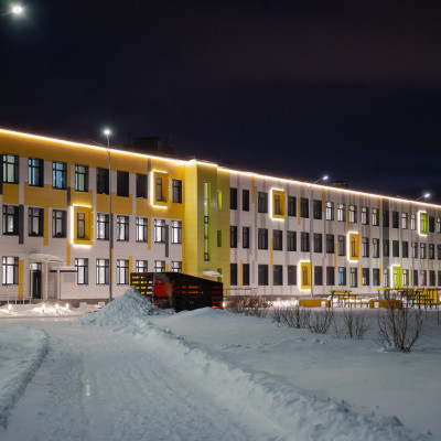 Школа № 95 (Архангельск): наружное освещение